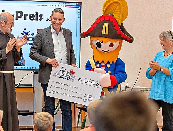„Hob-Preis“: Playmobil-Stiftung zeichnet Konzept der Antoniushaus-Schule Marktl mit 1. Platz aus
